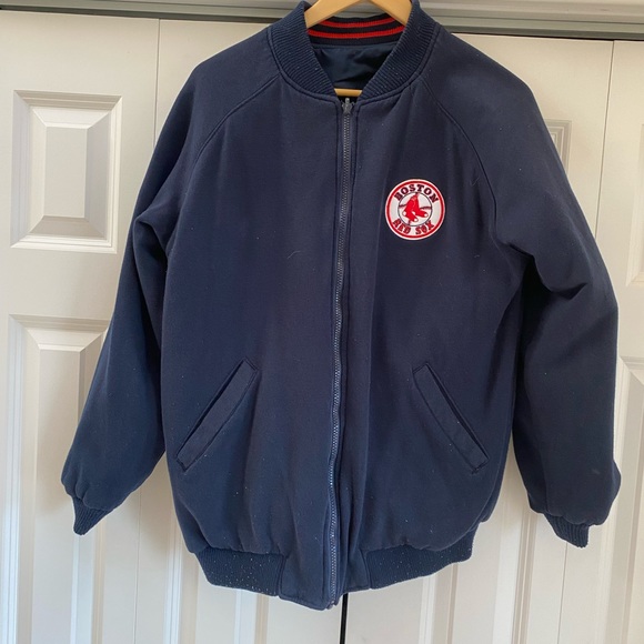 Boys Reversible Red Sox Jacket - Picture 3 of 5